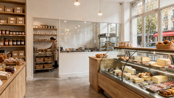 Réserve, laboratoire et espace de vente : organiser un local de commerce de bouche