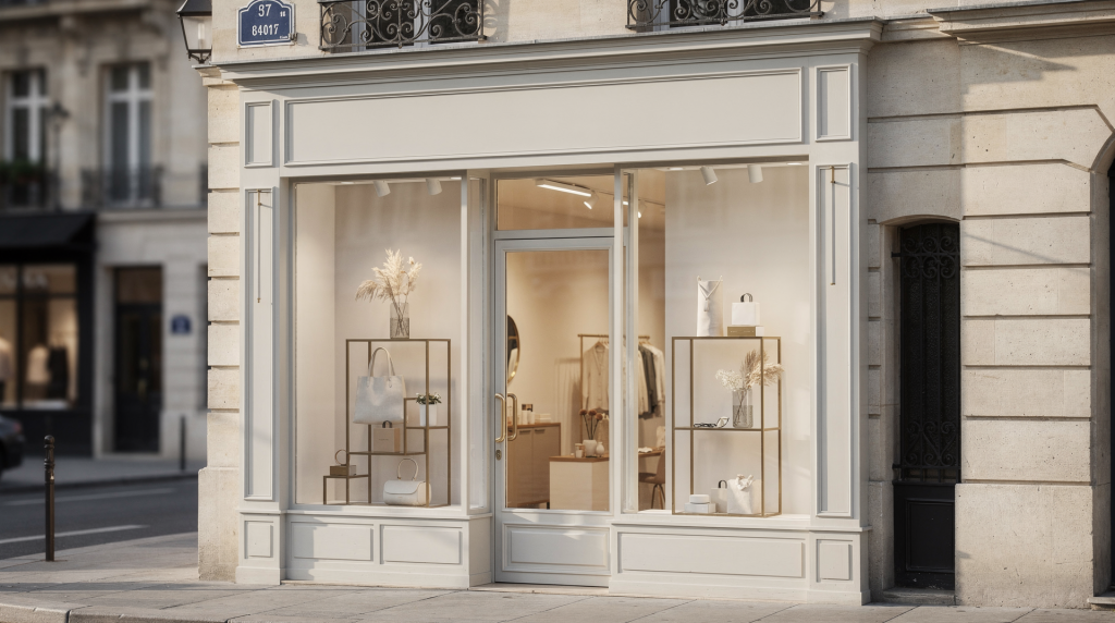 Vitrine, enseigne et façade : les premiers leviers d’un point de vente